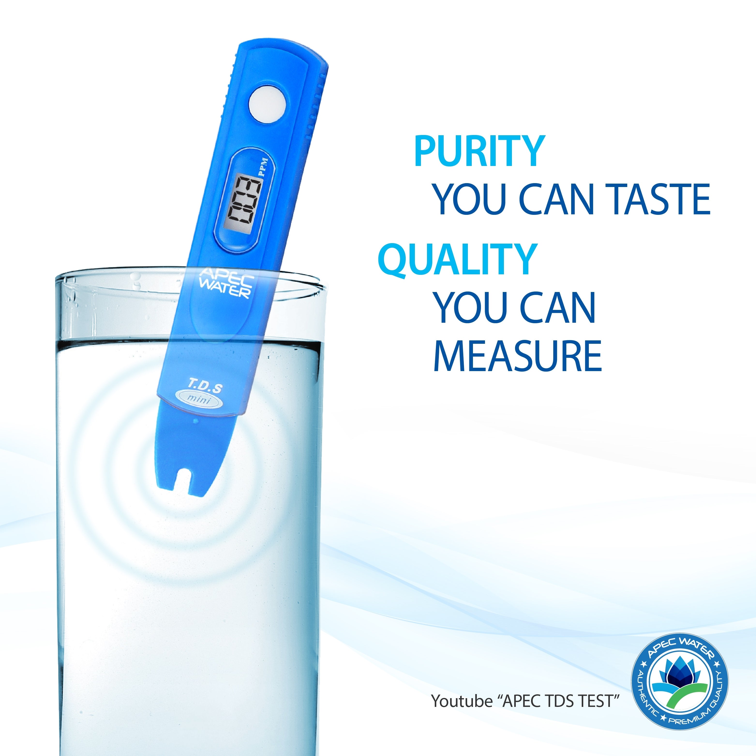 APEC WATER Purity you can taste and measure