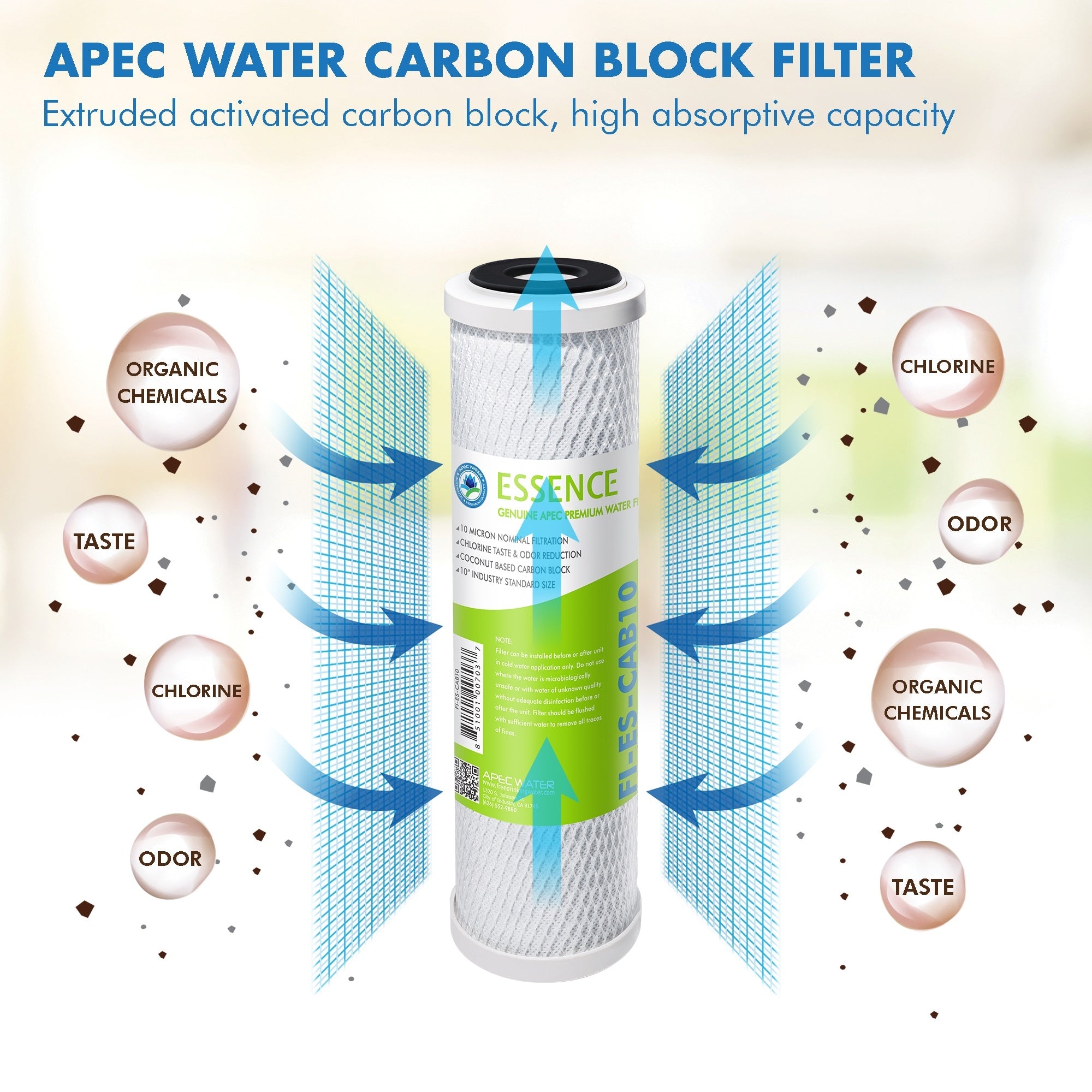 APEC RO Replacement Filters Bundle of 2 Essence Pre-Stage Replacement Filter Set