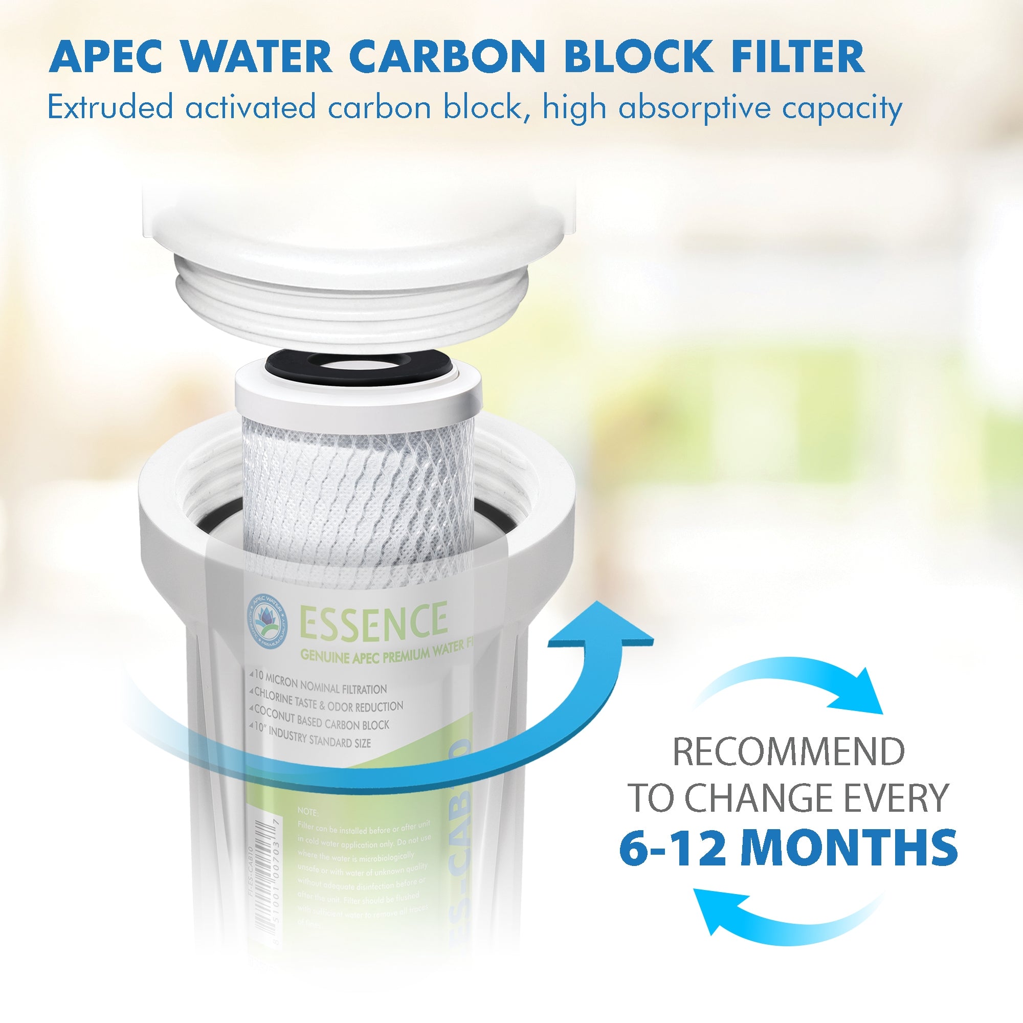 APEC RO Replacement Filters Bundle of 2 Essence Pre-Stage Replacement Filter Set