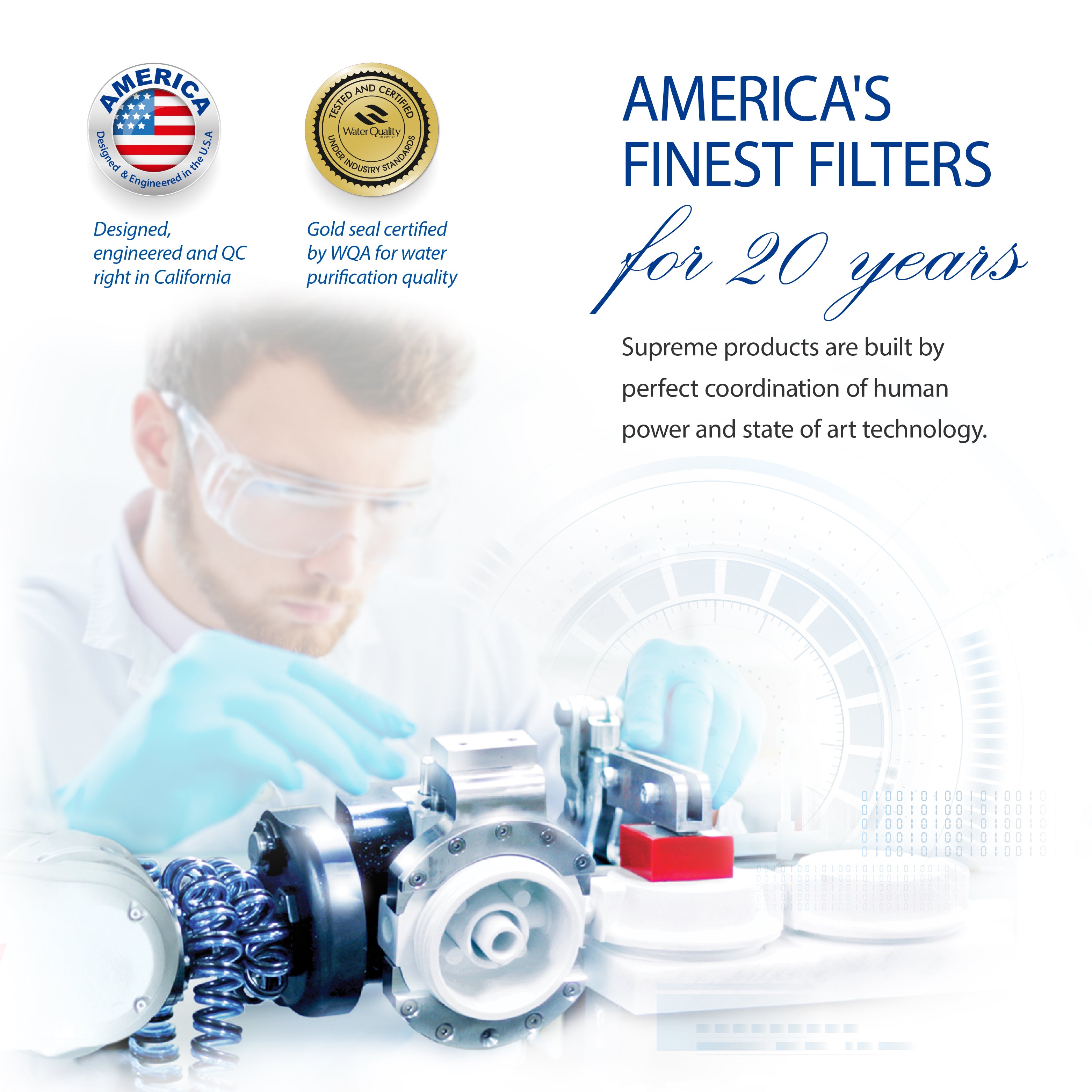 RO-Hi – Ultimate 5-Stage 90 GPD High Output Fast Flow Reverse Osmosis Water Systems for Drinking Water, WQA Certified