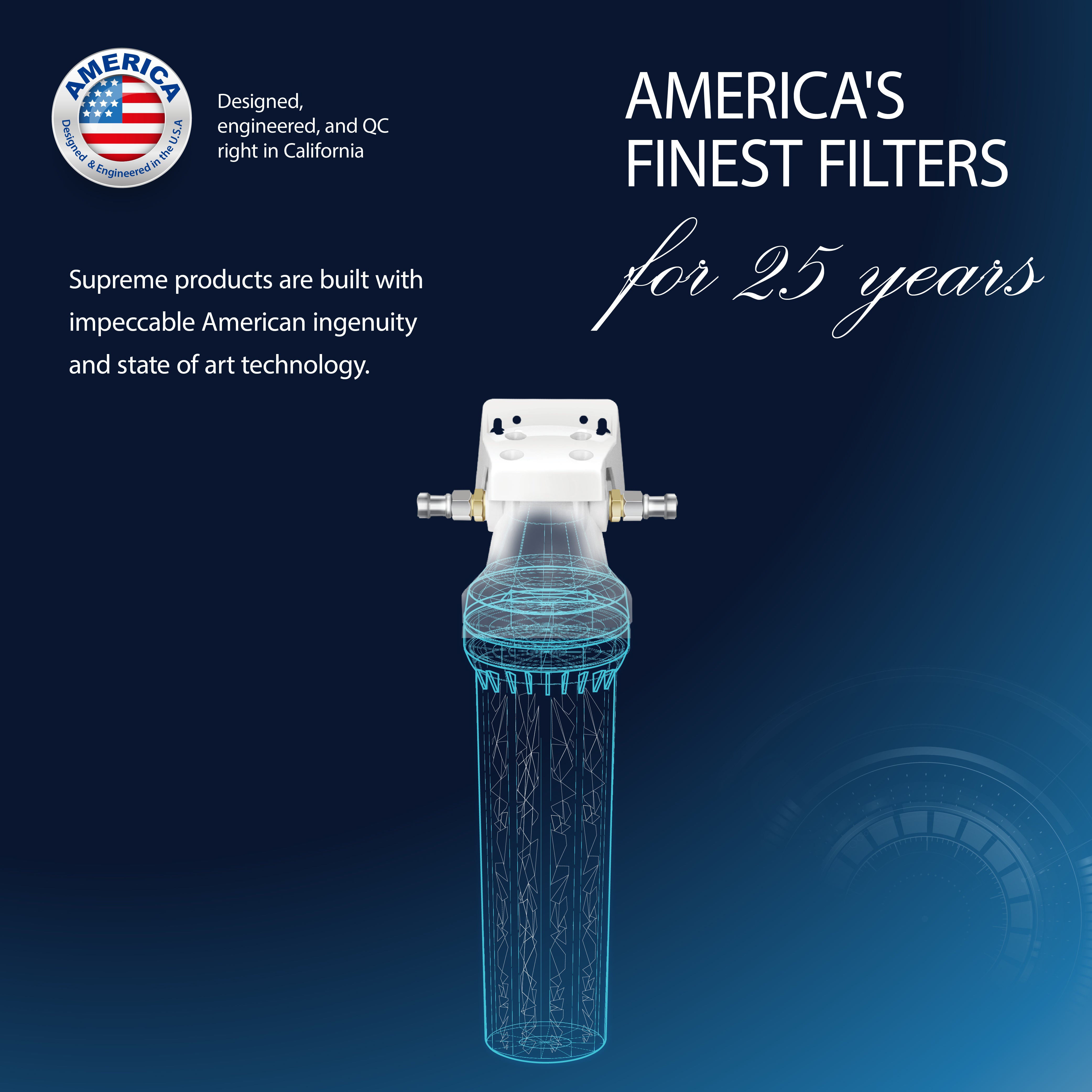 Premium Quality High Capacity Under-Counter Water Filtration System (CS-2500)