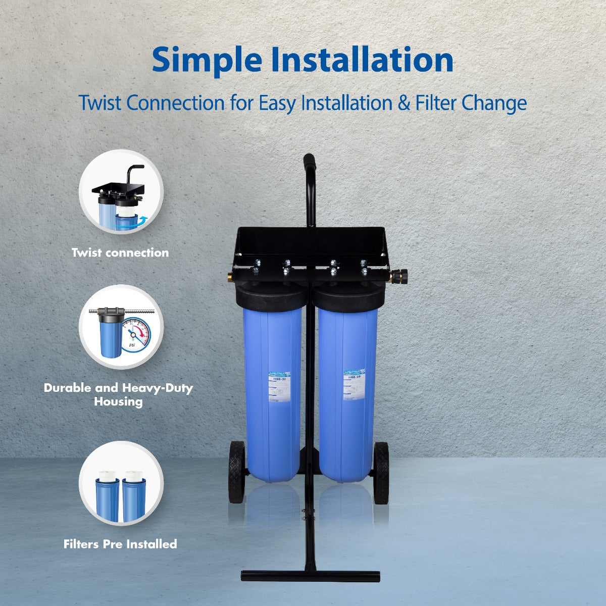 APEC Spot-Free Car Wash Water Filter System CWS-300