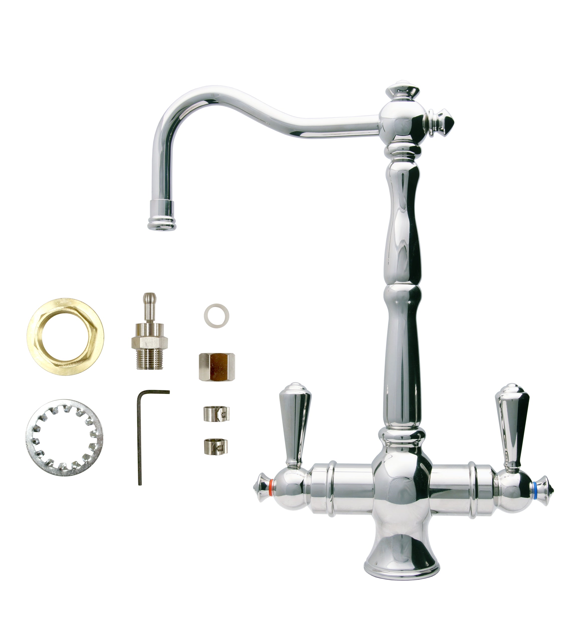 RIALTO Hot and Cold Water Reverse Osmosis Faucet - Chrome, Lead-Free