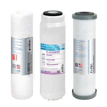 APEC Fluoride Pre-filter Set for WFS-1000 Water Filtration System (Stages 1 - 3)