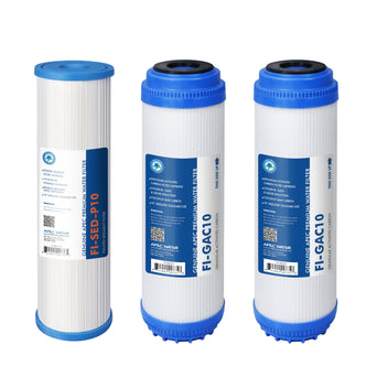 APEC GAC Pre-filter Set for All Under Counter Reverse Osmosis Systems (Stages 1 - 3)