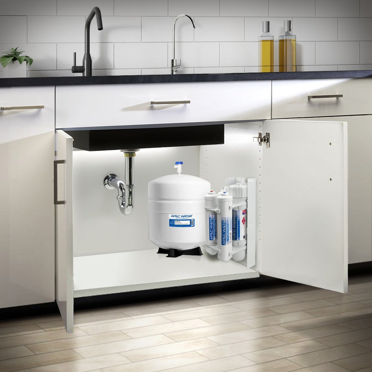 RO-QUICK90 – Ultimate Compact 4-Stage 90 GPD High Output Undersink Reverse Osmosis Water Systems for Drinking Water