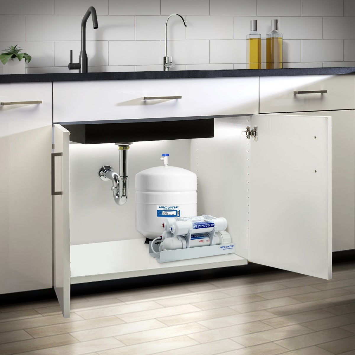 RO-QUICK90 – Ultimate Compact 4-Stage 90 GPD High Output Undersink Reverse Osmosis Water Systems for Drinking Water