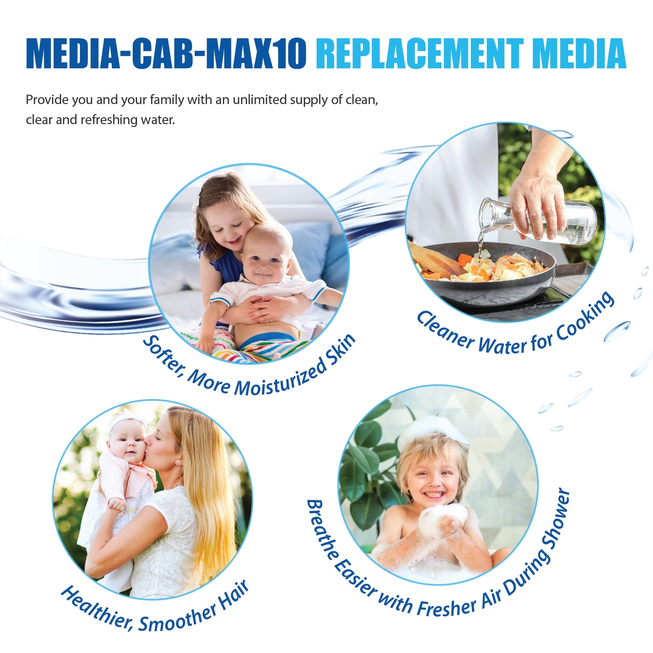 WTS-MAX-10 Replacement Media for chloramines and chlorine reduction 1 C.F.