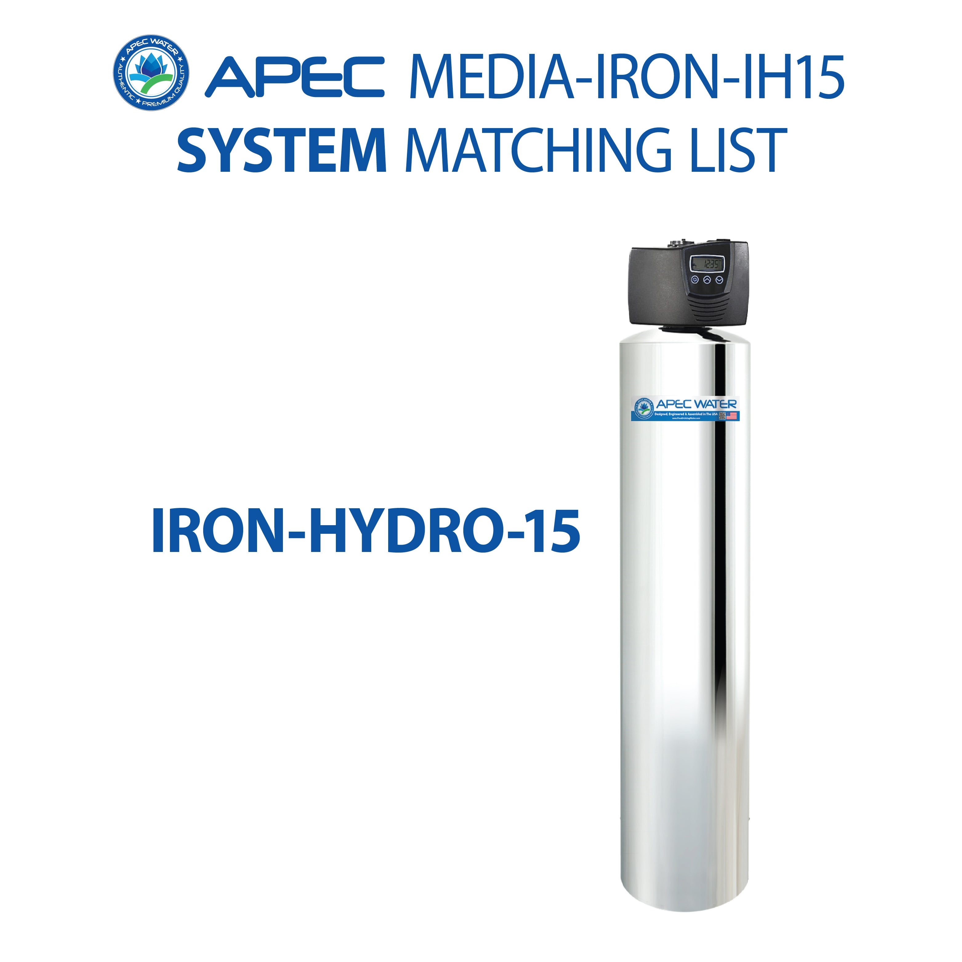 IRON-HYDRO-15 Replacement Media for Iron, Hydrogen Sulfide & Manganese reduction 1.5 C.F.