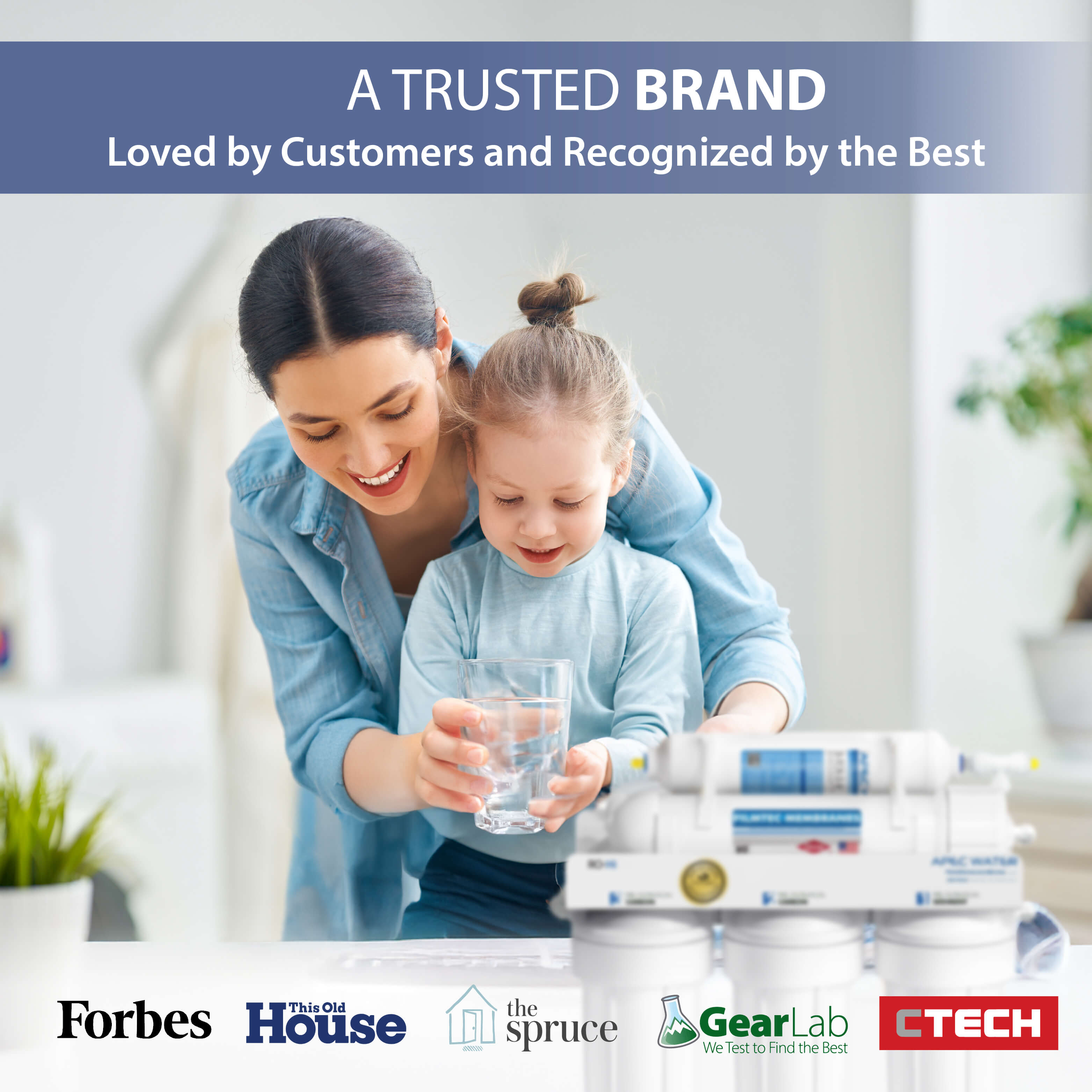 RO-90 – Ultimate 5-Stage 90 GPD High Output Reverse Osmosis Water Systems for Drinking Water, WQA Certified