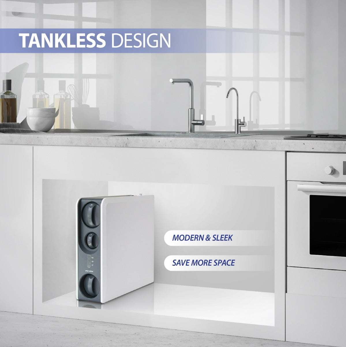 ROTL-600-PH - 3 Stages Premium Tankless pH Plus Reverse Osmosis Water Systems