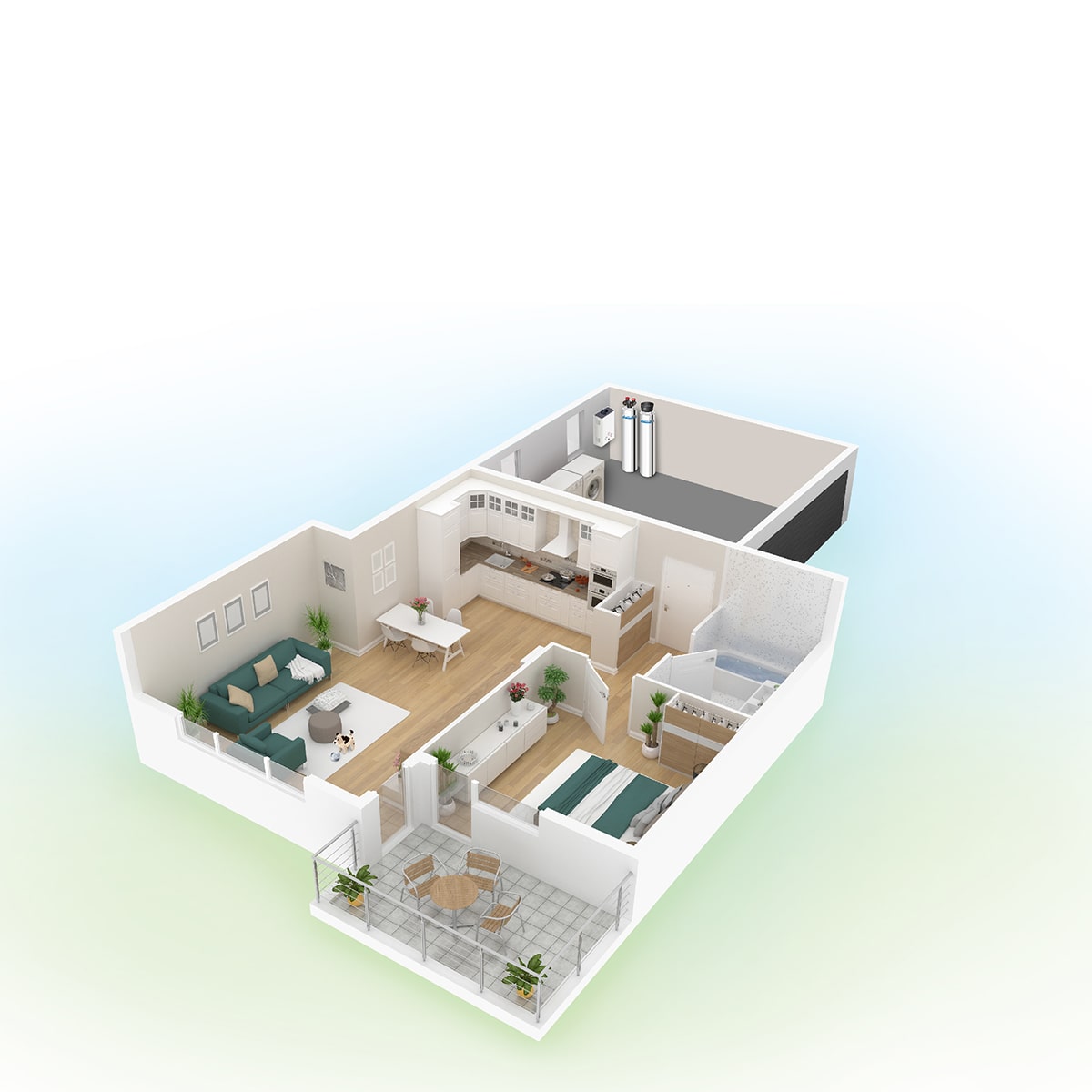Whole House Water Filtration Layout